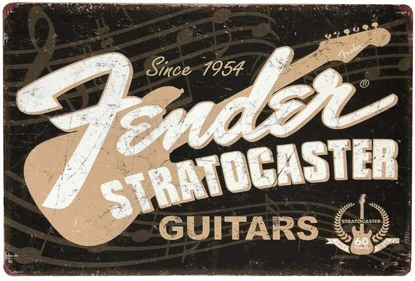 Fender 2024 tin sign
