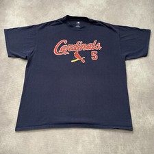 Vintage St Louis Cardinals Albert Pujols Shirt Size XL Graphic Tee Baseball MLB