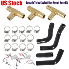 For BMW N63 engine Turbo Coolant Line Repair Hose Kit 550i 650i 750i X5 E70 X6