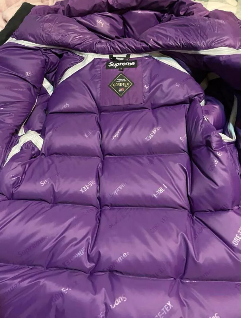 Doudoune Supreme 19FW GORE TEX 700 Fill Parka S Taille Violet Occasion