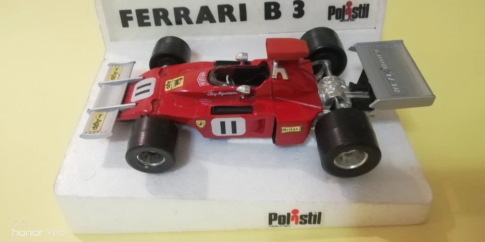 POLISTIL SCALA 1/25 CODICE FX7 FERRARI 312 B3 N° 11 CLAY REGAZZONI IN SCATOLA - Immagine 3 di 4