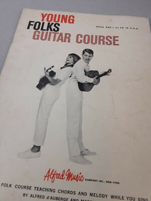 Young Folks Guitar Course Book One Alfred Music 1964                       (BR2)
