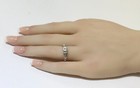 GIA 14k white gold .87ct round diamond engagement ring 3.6g estate vintage 5.5 — photo 10