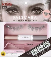 Kiss Falscara Lashes Starter / Lengthening Kit With Biotin BRAND NEW IN BOX