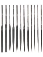 NEW Precision 12PC Piece Needle File Set 5.5" long Jeweler Sculptor Hobby