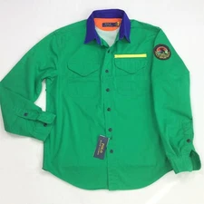 Polo Ralph Lauren Men Twill Polo Sportsman Utilitarian Shirt Jacket Overshirt