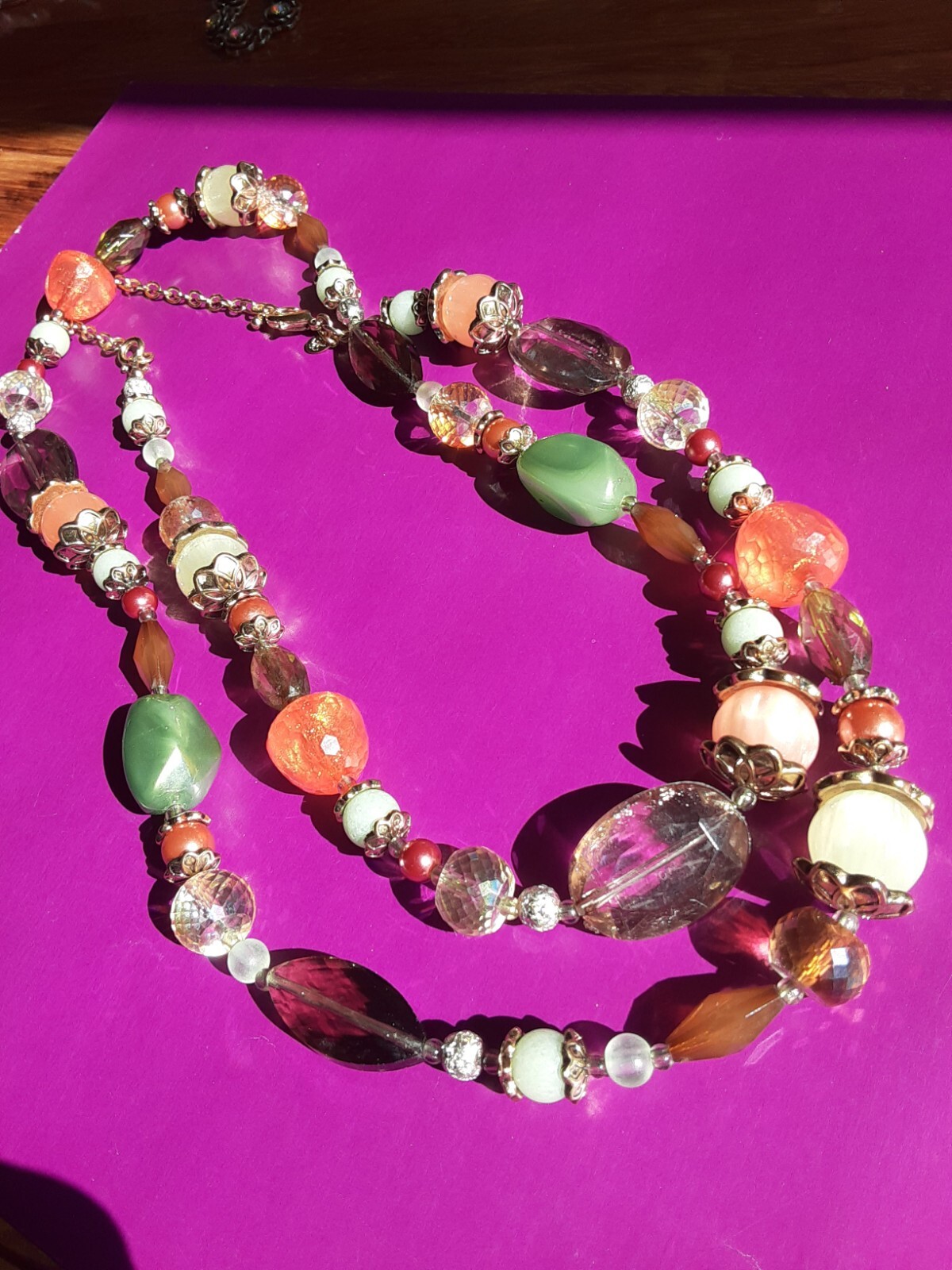 NATURAL STONE STIRLING STYLE 2 Statement piece Ne… - image 10