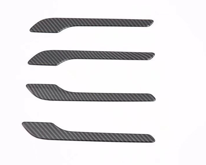 Carbon Fiber Door Handle Cover AntiScratch Car Accessories For Tesla Model Y 23 eBay