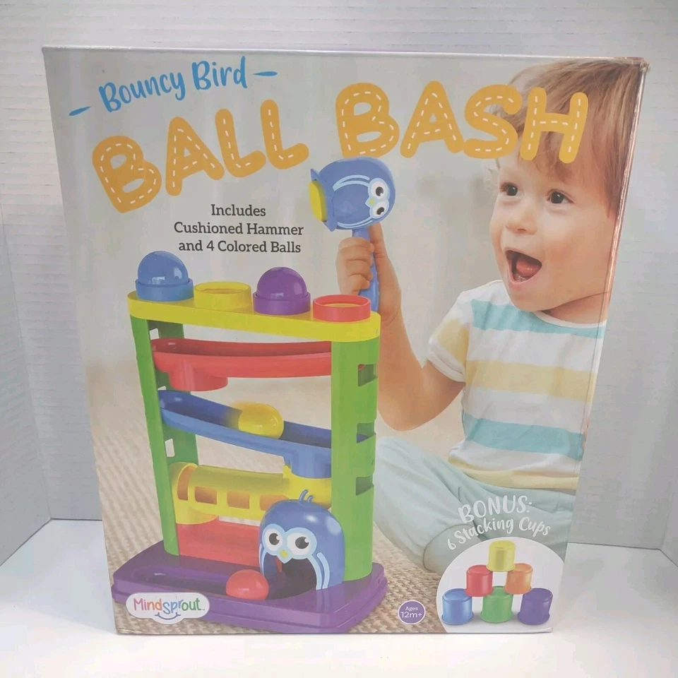 Mind Sprout Bird Ball Bash Play Learn Preschool Children's Toy STEM Complete - Image 2 of 4