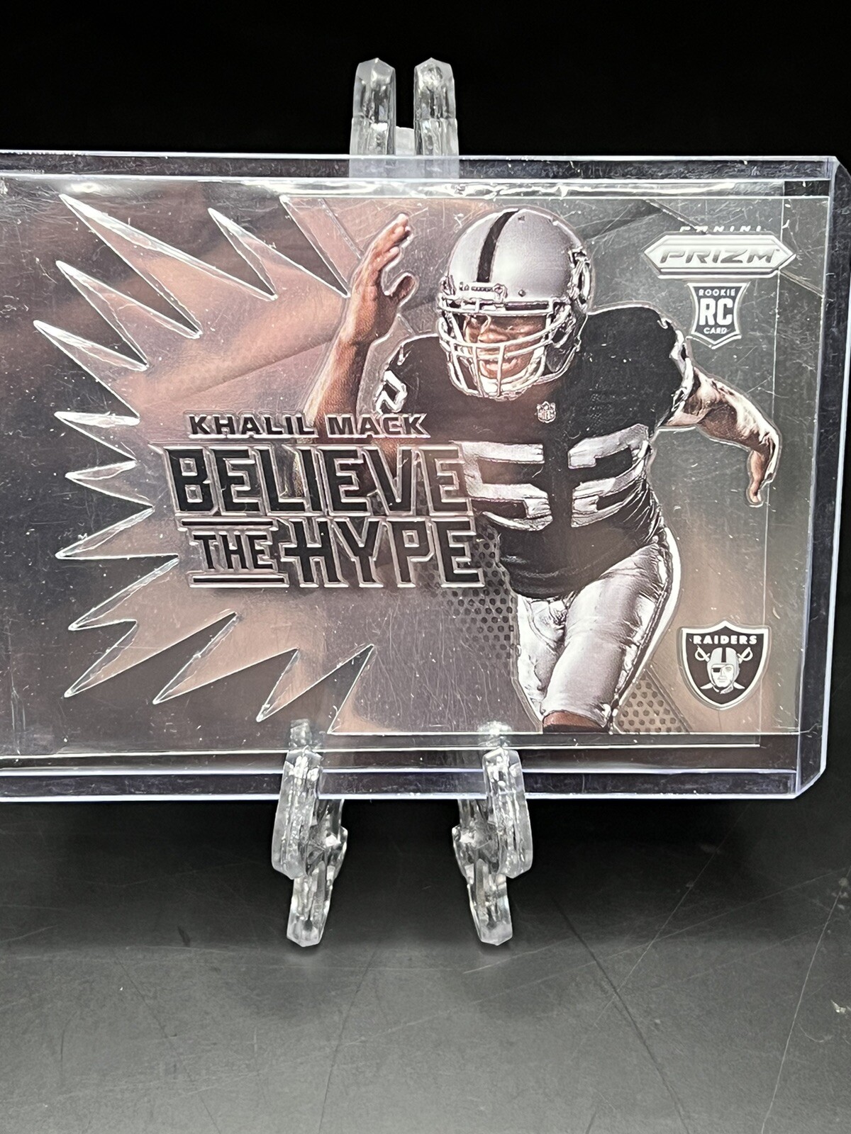 2014 Panini Prizm Khalil Mack Believe the Hype Rookie RC #BH10 Chargers