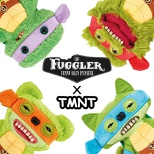Genuine Fuggler Ugly Monster Plush X TMNT Don Raph Mikey Stuffed Doll Toys Gifts