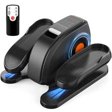 HOMEFLA Under-Desk Elliptical Machine Portable Pedal Exerciser Adjustable Speed
