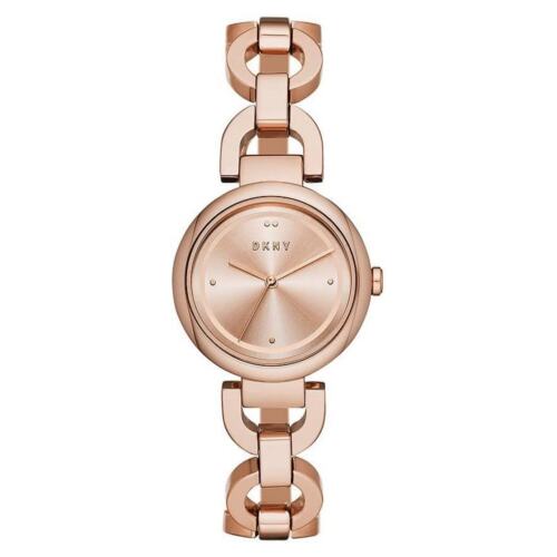 DKNY Damen Uhr Armbanduhr Eastside NY2769 Edelstahl - Afbeelding 1 van 2