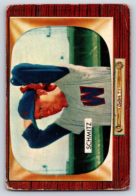 1955 Bowman #105 Johnny Schmitz Washington Senators Good 24164