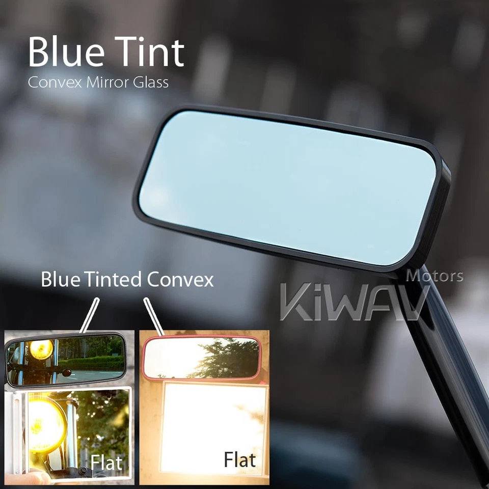 Black fairing mirrors CNC Modern new version black base fits Suzuki GSX-R GSF - Imagem 4 de 4