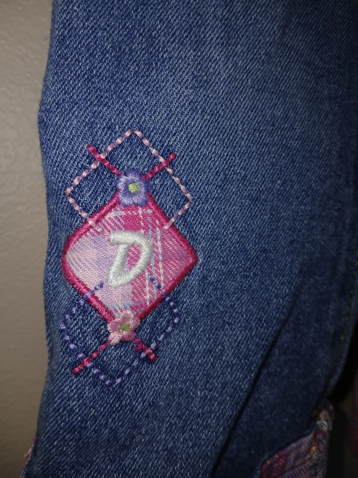 Jean vaquero rosa algodón rosa Nickelodeon Junior Vintage 2005 niñas 3T Dora The Explorer Foto 4 de 4