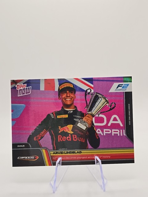 2025 TOPPS NOW Formula 1 Arvid Lindblad #32 PR: 1075