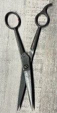 Vintage C-Mon Saber Blade Barber Shears Solingen Germany Brooklyn USA Scissors