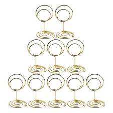 10 Pcs Card Placement Clip Table Number Holder Mini Holders Name for Tables