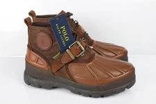 Polo Ralph Lauren Men's Boots Oslo Low Waterproof Duck Boot Brown