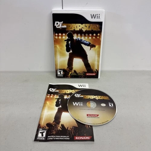 Def Jam Rapstar | Nintendo Wii, 2010 | CIB | Complete | No Mic