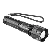 Super Bright LED Flashlight Tactical Rechargeable Work Lights Waterproof