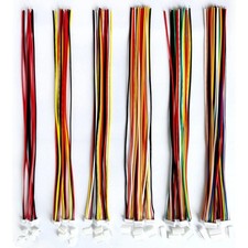 BOJOUL for 24 Sets JST ZH 1.5mm 2 3 4 5 6 7 Pin Male Connector and 28AWG...