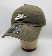 Nike Dark Green Billed Club Cap White Futura Logo Size L/XL FB5368-222