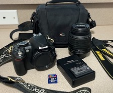 Nikon D3100 DSLR Camera Kit 18-55mm Lens, 14.2MP, Autofocus, Bag, Straps, 8GB SD