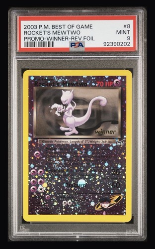 Rocket's Mewtwo graded PSA 9 for sale on eBay