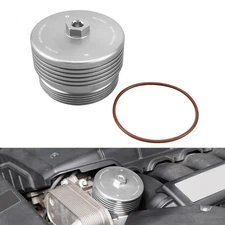 Oil Filter Housing Cap Aluminum For BMW E90 E92 F30 E60 320i 325i 328i 330i 335i