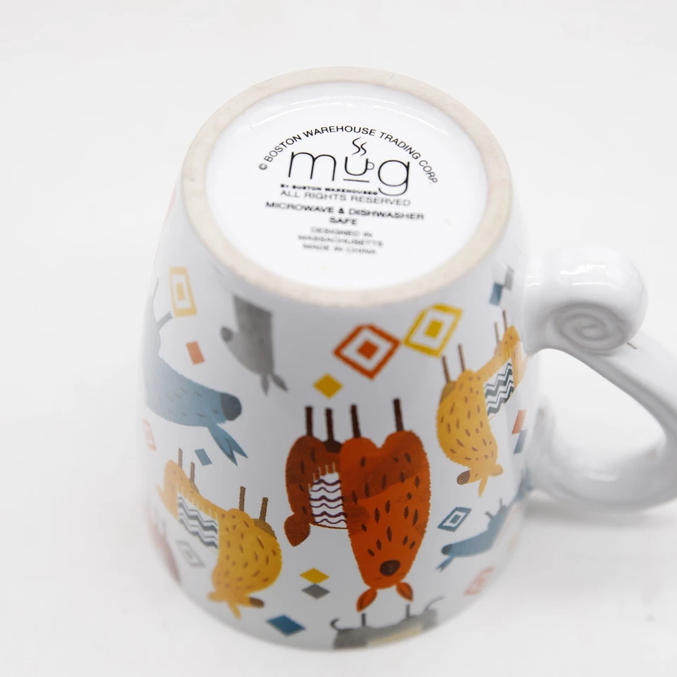 Llama Fancy Latte 20 oz. Taza de café de gres  Foto 4 de 4