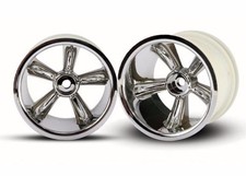 Traxxas 4172 TRX Pro-Star Chrome Wheels Rustl...