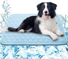 Upgrade Self-Cooling Mat for Dogs  Cats - Washable Pet Cooling Pad, Foldable Do