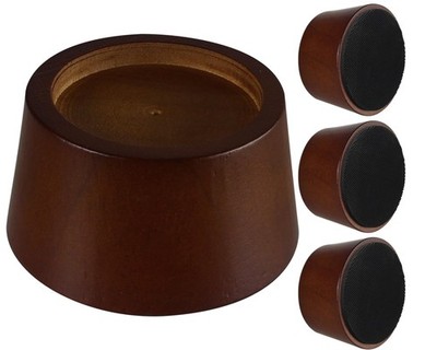 OneDream Wood Bed Furniture Risers Blocks - 2 inch Set of 4 Bed Risers, Heavy...