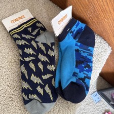 Gymboree Toddler Boy Lot of 2 Pairs Boy s Sport Socks S 11-12 NWT