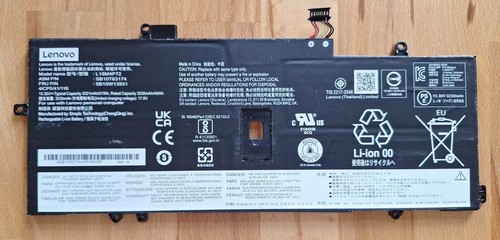Original Lenovo L18M4P72 Akku 51Wh aus ThinkPad X1 Carbon Gen. 8 2020 3.321 mAh