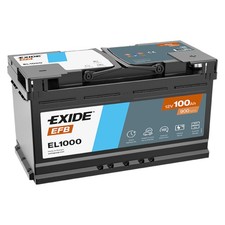 Exide EL1000 EFB Autobatterie 100Ah Start Stop Batterie 12V B13 Starterbatterie