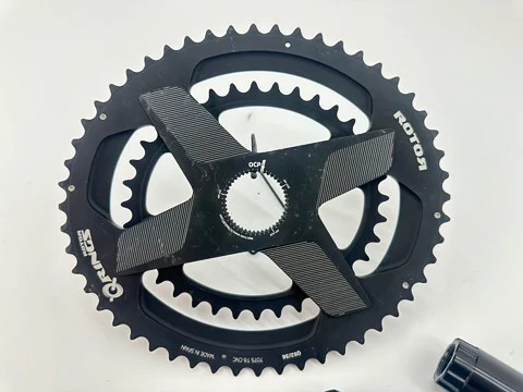 ROTOR ALDHU クランク Q-Rings 170mm 楕円52-36 Rotor Aldhu 3D+ Crankset Q Ring 52/36 170 Road Offset Axle | eBay