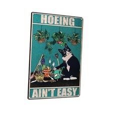 Funny Garden Sign Outside Decor, Women's Gardening Gift for Yard, Backyard, C