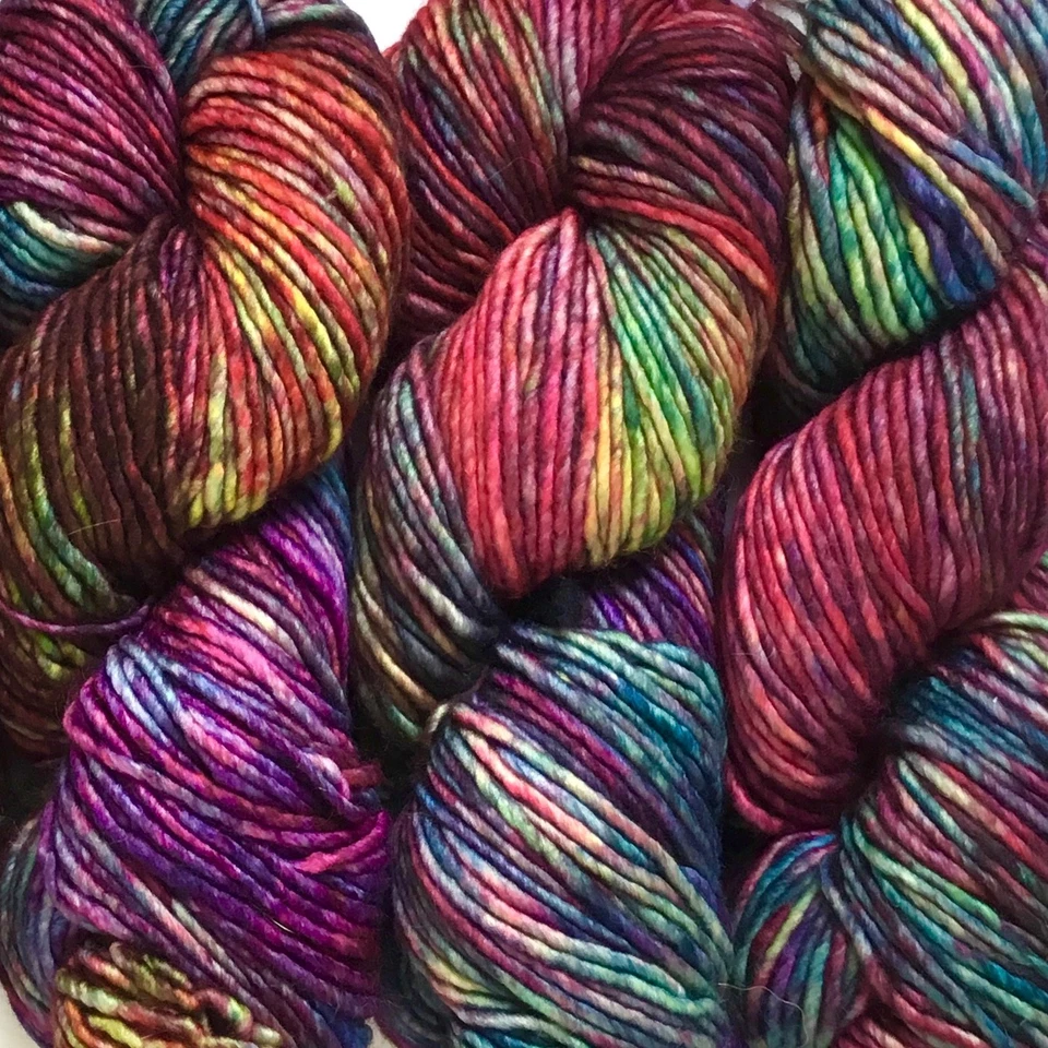 MALABRIGO MECHA PURE MERINO HAND DYED CHUNKY KNITTING & CROCHET YARN ANIVERSARIO - Image 2 of 3