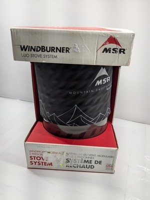 New MSR Windburner Duo Stove System 1.8 L Pot/Companion Cup Camping Backpacking
