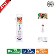 Vibrant Non-Toxic Watercolor Paint Set: 8 Assorted Colors in Durable Case