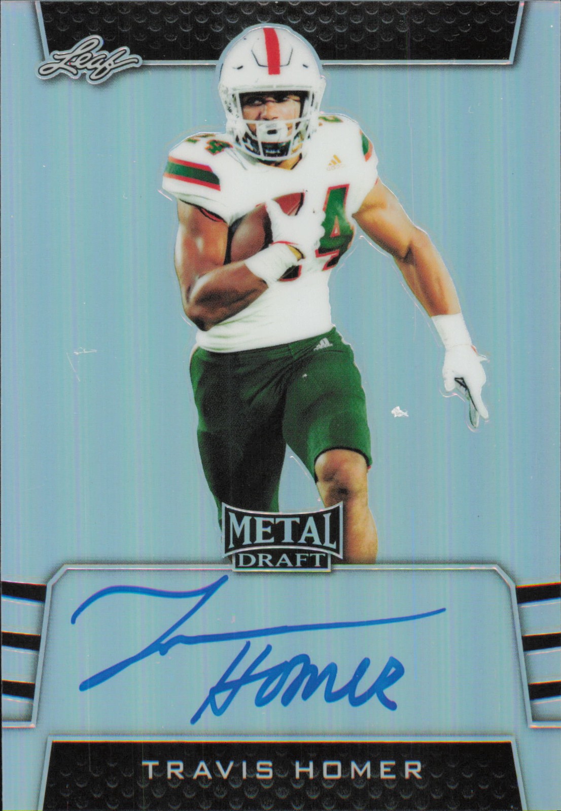 Travis Homer Leaf Valiant Autographs #BATH1 Base