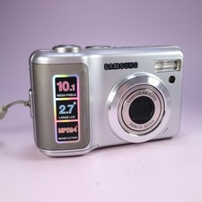 Samsung Digital Camera S1030 10.1MP Silver Tested *Read*