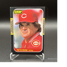 Leaf 1987 Pete Rose #129 Base Set Cincinnati Reds MLB Baseball Card
