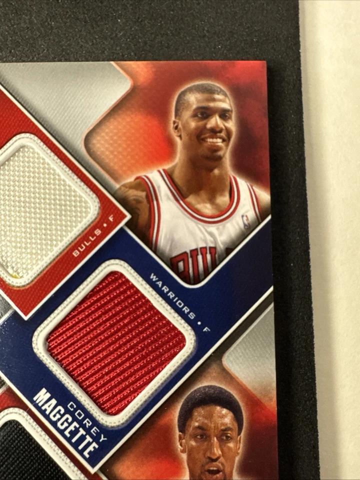 Scottie Pippen Juego Usado Parche 2009/10 SP Muestras Estrellas/299 Thomas, Maggette Foto 3 de 4