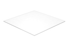 Falken Design White Opaque Acrylic 12" x 24" x 3/8" Thick Plexiglass Panel fo...