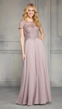 MGNY Madeline Gardner New York 71824 Mother of the Bride Formal Long Dress Lilac