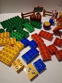 Winnie The Pooh Lego Duplo 2989 Pooh's Honey Pot Set Missing 3 Pieces